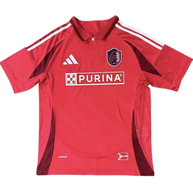 2025-26 Mens ST Louis City Home Fans Soccer Jersey