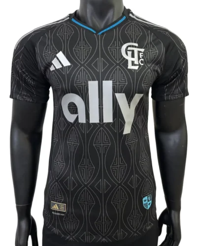 2025-26 CHarlotte FC Away Player version Soccer Jersey