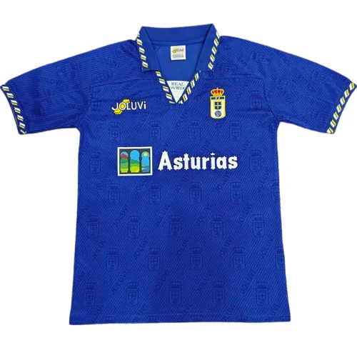 1995 Mens Real Oviedo Home Retro Soccer Jersey