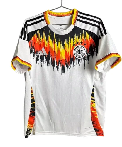 2026-27 Mens Germany  White Flame Soccer Jersey