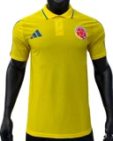 2026-27 Colombia Yellow Polo  Player version Soccer Training Jersey