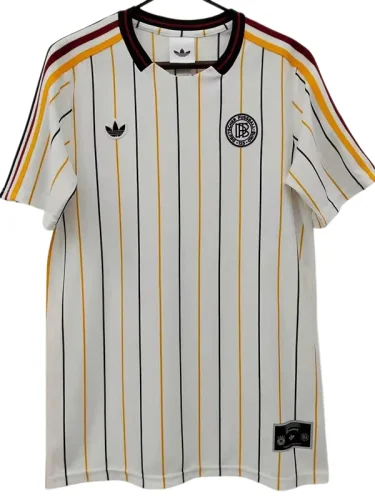 2025-26 Mens Germany White Casual Edition Fans Training Shirt