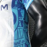 24-25 Marseille White & Blue Special Edition Player Version Soccer Jersey