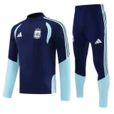 2026-27 Argentina Royal blue Half Pull Tracksuit (半拉链)