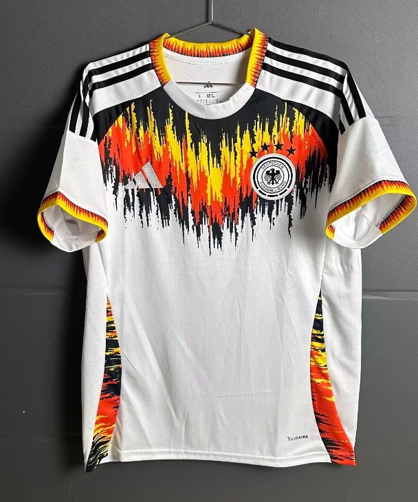 2026-27 Mens Germany  White Flame Soccer Jersey