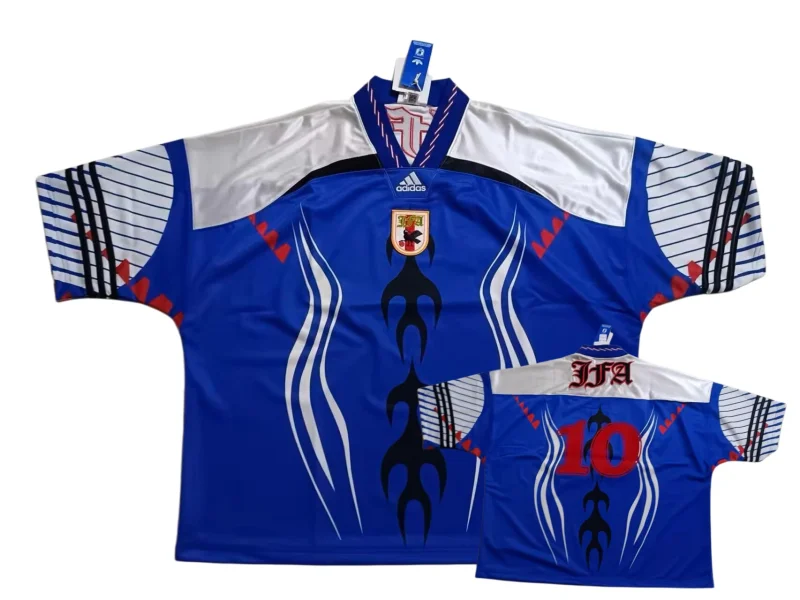1998 Japan Home Blue #10 Retro Soccer Jersey