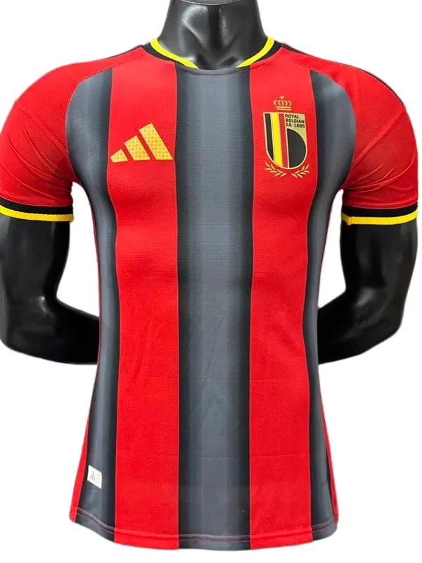 2026-27 Mens Belgium Special Edition Red Grey  Player Version Soccer Jersey