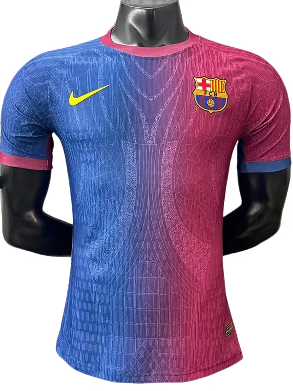 2026-27 Mens Barcelona Special Edition Blue Red  Player version soccer Jersey
