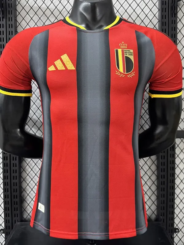 2026-27 Mens Belgium Special Edition Red Grey  Player Version Soccer Jersey