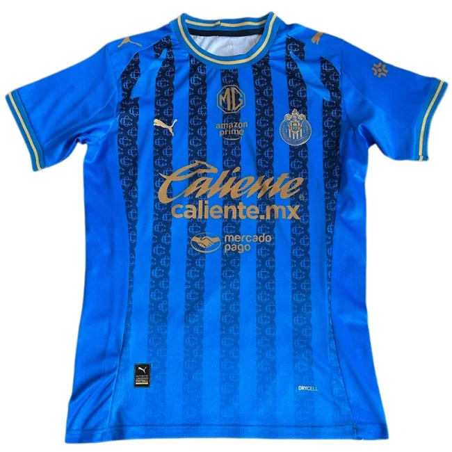 2025-26 Women Chivas third away blue Soccer Jersey