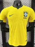 2026-27 Mens Brazil home yellow Player version soccer jersey