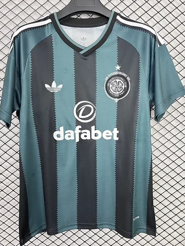 2025-26 Celtic Black Green Special Edition Fans Soccer Jersey