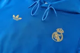 2026-27 Real Madrid Fancy Blue Hoodie Tracksuit