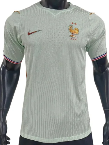 2026-27 France Light Green Player Version Soccer Jersey