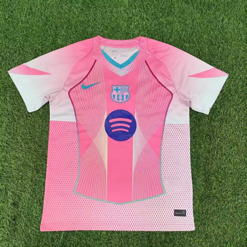 2025-26 Mens Barcelona pink concept version Soccer Jersey