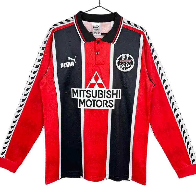 1996-1997 Frankfurt Home Long Sleeve Retro Soccer Jersey