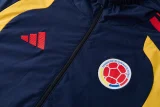 2025-26 Colombia Royal Blue Hoodie Jacket Tracksuit