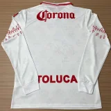 1995-1997 Toluca away Long Sleeve Retro Soccer Jersey