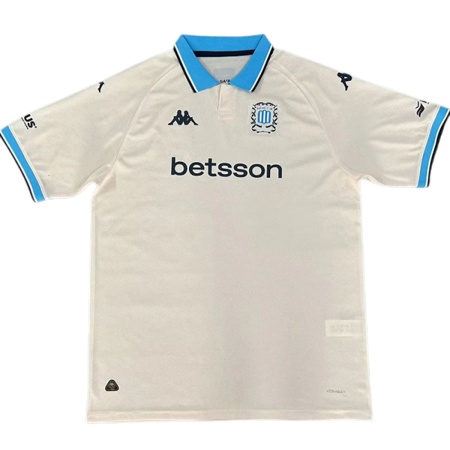 25-26 Racing Club Third away white Fans Soccer Jersey