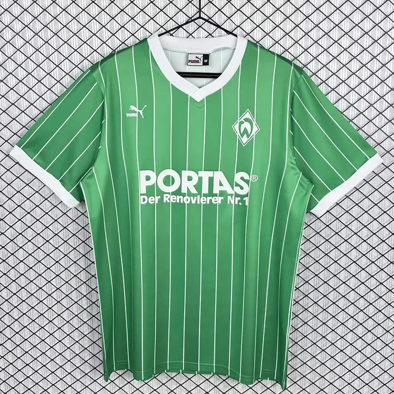 1987-1988 Werder Bremen Home Retro Soccer Jersey