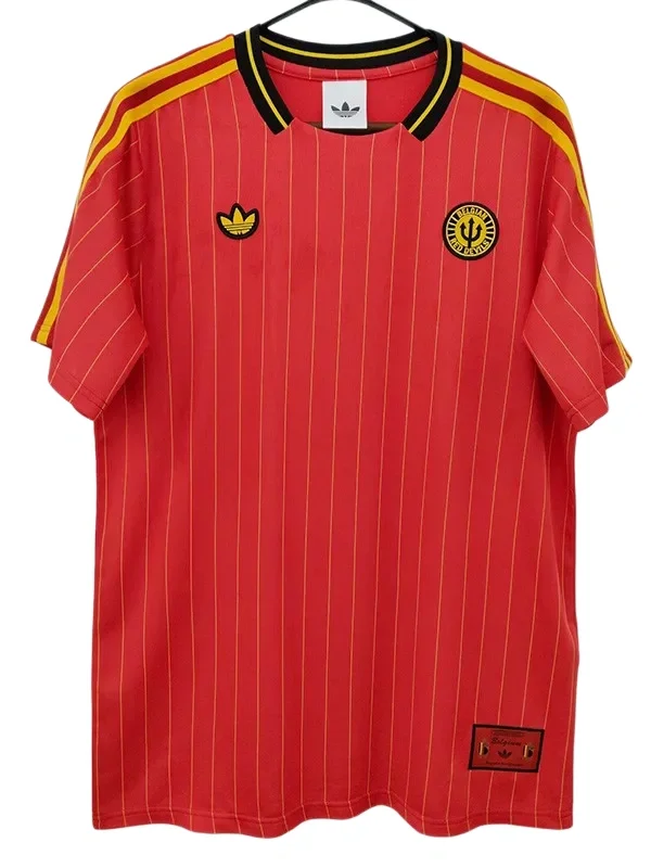 2025-26 Belgium Casual Edition Red Fans Training shirts