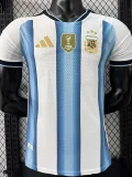 2026-27 Mens Argentina home Player version with FIFA World Champions 2022 Patch  soccer  Jersey