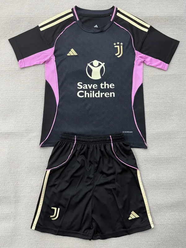2026-27 kids Juventus  Black Concept Edition Soccer Jersey