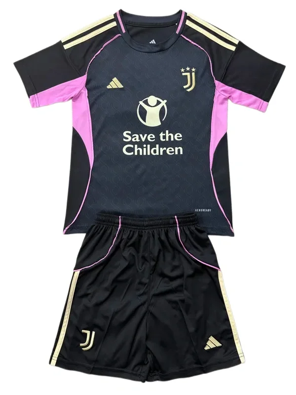 2026-27 kids Juventus  Black Concept Edition Soccer Jersey