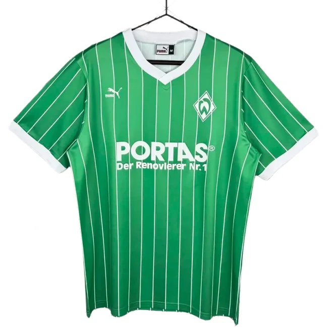 1987-1988 Werder Bremen Home Retro Soccer Jersey