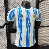 2026-27 Mens Argentina Blue White Player Version Soccer Jersey