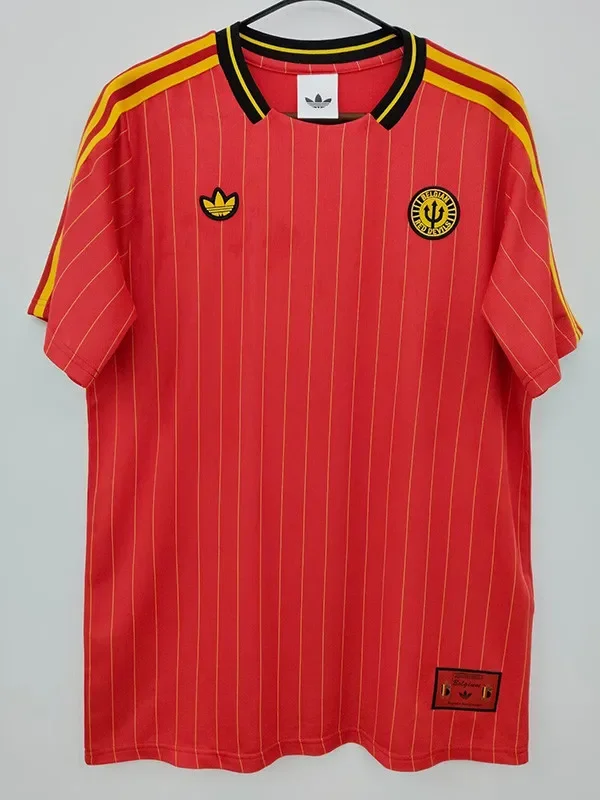 2025-26 Belgium Casual Edition Red Fans Training shirts