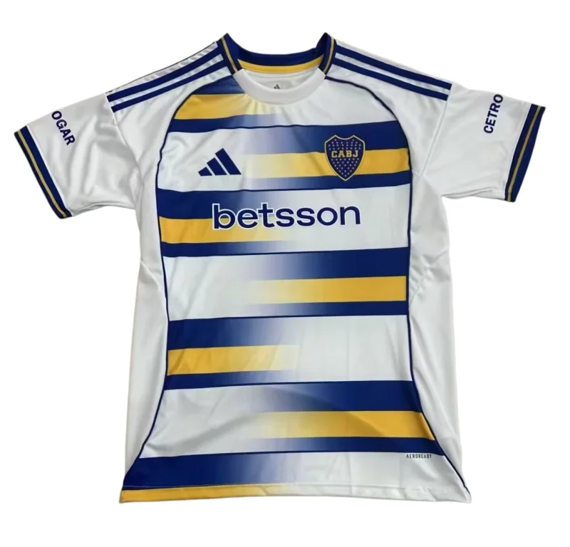 2025-26 Mens Boca Juniors Four away Fans Soccer Jersey
