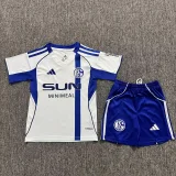 2025-26 Kids Schalke 04 Away Soccer Jersey