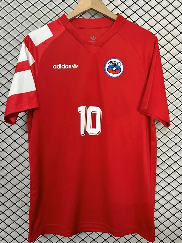1994 Mens Chile Home #10 Retro Soccer Jersey
