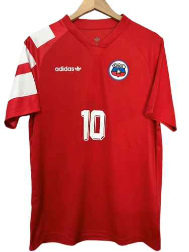 1994 Mens Chile Home #10 Retro Soccer Jersey