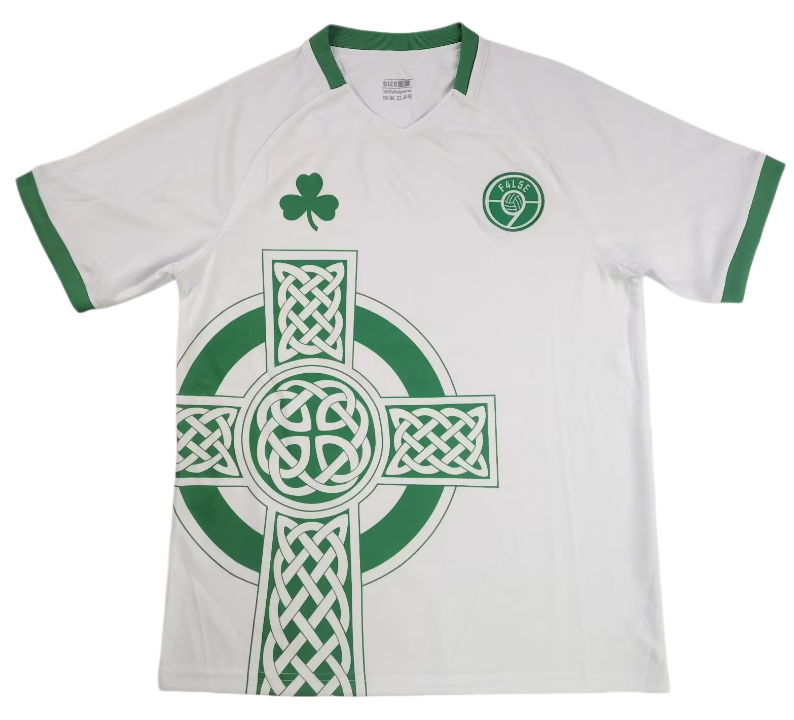 Mens Ireland white retro edition Soccer Jersey