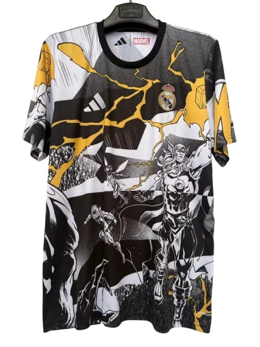 2025-2026 Real Madrid 1:1 Marvel version Soccer Jersey