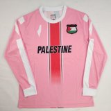 2024-25 Palestine（Palestina） pink Long Sleeve Training Shirt (Arabic)Palestine