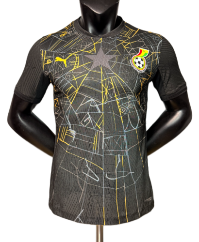 2026-27 Mens Ghana black Player version soccer jersey