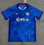 2025-2026 Chelsea Home with New Sponor Logo  Fan Version Soccer Jersey