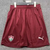 2025-26 Mens Fluminense away red Shorts Pants