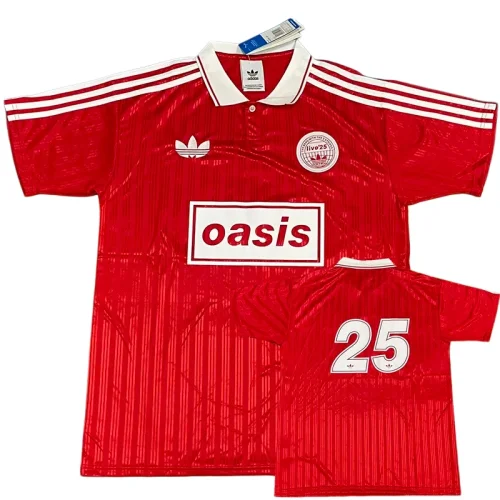 2025 Ad Oasis Joint Edition #25 Red Polo Short Sleeve