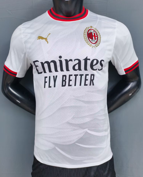 2026-27 Mens AC Milan white away Player version Soccer Jersey