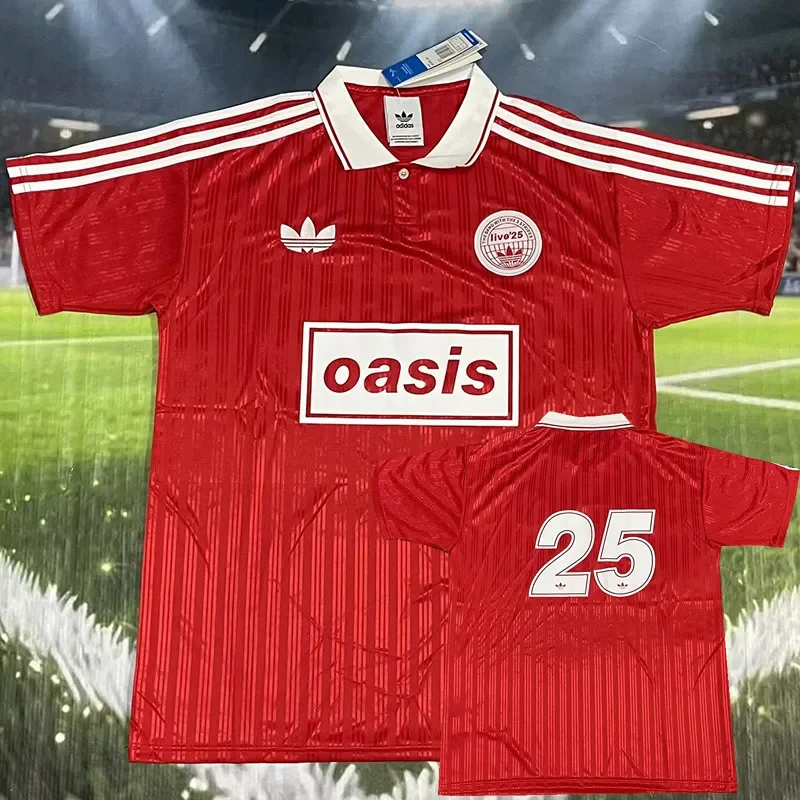 2025 Ad Oasis Joint Edition #25 Red Polo Short Sleeve
