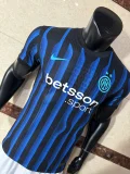 2025-26 Mens Inter Milan home Player version Soccer Jersey