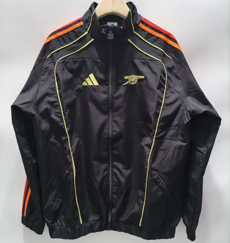 2026-27 Mens Arsenal  Black Windbreaker