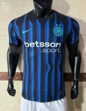 2025-26 Mens Inter Milan home Player version Soccer Jersey