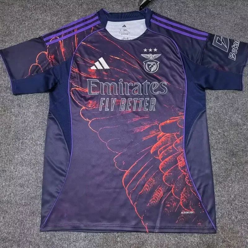 2025-26 Mens Benfica Fourth away soccer Jersey