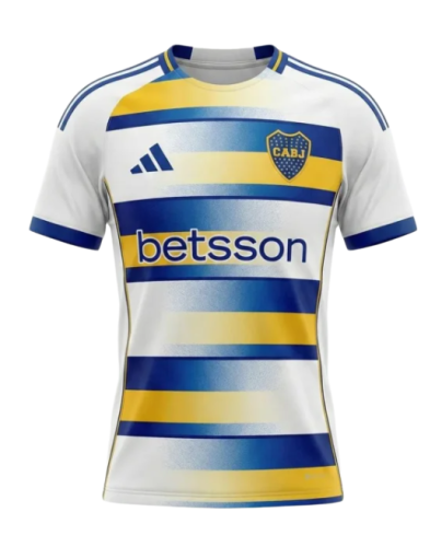2025-26 Mens Boca Juniors Four away Fans Soccer Jersey