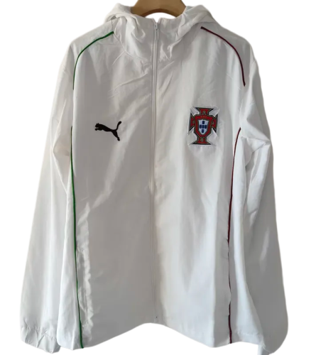 2026-27 Mens Portugal White Windbreaker